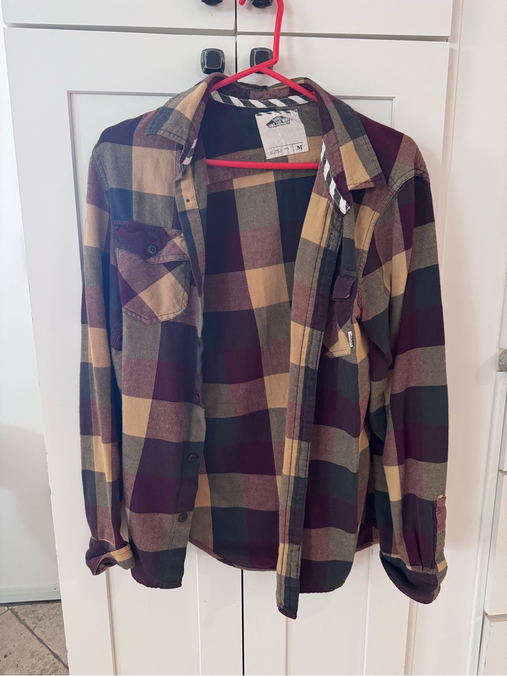 Men's Plaid Button-Up Shirt